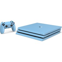 Игровая приставка Sony PlayStation 4 Pro (1ТБ) Custom Edition Голубая матовая