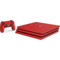Игровая приставка Sony PlayStation 4 Pro (1ТБ) Custom Edition Красная матовая