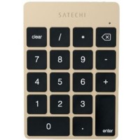 Беспроводная клавиатура Satechi Slim Rechargeable Aluminum Bluetooth Keypad золотистый