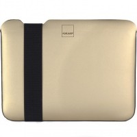 Чехол Acme Made Skinny Sleeve Large StretchShell Neoprene для MacBook 12" золотой/чёрный