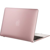 Чехол Crystal Case для MacBook 12" Retina розовое золото (матовый)