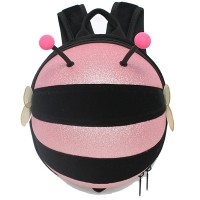 Детский рюкзак Supercute блестящий Мини Пчелка SF056 блестящий розовый