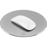 Коврик для мыши XtremeMac Round Aluminum Mouse Pad серебристый (XM-MPR-SLV)