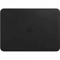 Кожаный чехол Apple Leather Sleeve для MacBook Pro 15" Touch bar (USB-C) чёрный
