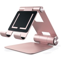 Подставка Satechi R1 Aluminum Hinge Holder Foldable Stand для iPad розовое золото (ST-R1R)