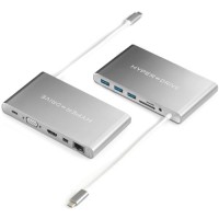 USB-хаб HyperDrive Ultimate 11-in-1 USB-C Hub серый космос (GN30B-GREY)