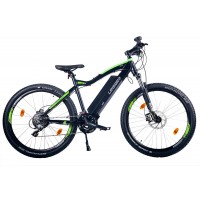 Велогибрид Eltreco Leisger Mi5 (Black/Green)