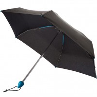Карманный складной зонт XD Design Droplet (P850.015) с синей ручкой