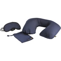 Комплект Travel Blue Total Sleep Set надувная подушка + маска для сна тёмно-синий (223)