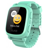 Детские часы-телефон Elari KidPhone 2 c GPS/LBS-трекером зеленые