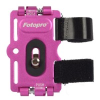 Крепление на велосипед Fotopro AM-801 для экшен-камер розовое