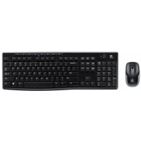 Беспроводные клавиатура и мышь Logitech Wireless Combo MK270 (Black)