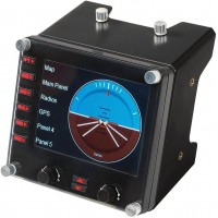 Контроллер для игровых авиасимуляторов Logitech Flight Instrument Panel 945-000008 (Black)