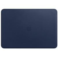 Кожаный чехол Apple Leather Sleeve (MRQM2ZM/A) для MacBook Pro 13 (Midnight Blue)
