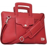 Urbano Leather Habdbag – чехол-cумка для MacBook Air 13 (Red)