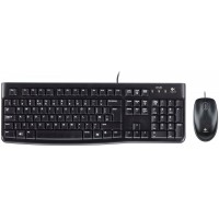 USB-клавиатура и мышь Logitech Desktop MK120 (Black)