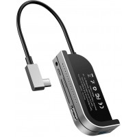 USB-концентратор Baseus Bend Angle No.7 Multifunctional Type-C (CAHUB-WJ0G) для iPad Pro (Dark Gray)