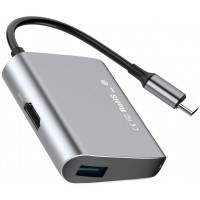 USB-концентратор Baseus Enjoyment series USB-C to HDMI/USB 3.0 CATSX-D0G (Space Gray)
