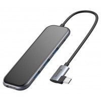 USB-концентратор Baseus Multi-functional Hub (CAHUB-BZ0G) USB-C to HDMI/3xUSB 3.0/PD (Deep Grey)