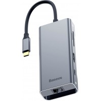 USB-концентратор Baseus Square Desk RJ45 CATXF-0G (Deep Grey)