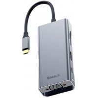 USB-концентратор Baseus Square Desk VGA CATXF-A0G (Deep Grey)