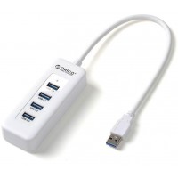 USB-концентратор Orico U3R1H4 USB 3.0 (White)