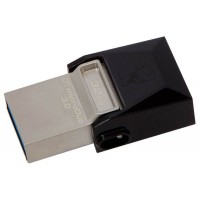 Внешний накопитель Kingston DataTraveler microDuo 3.0 USB 3.1/MicroUSB 32Gb DTDUO3/32GB (Black)