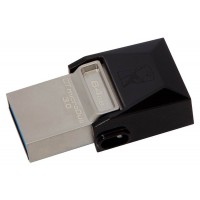 Внешний накопитель Kingston DataTraveler microDuo 3.0 USB 3.1/MicroUSB 64Gb DTDUO3/64GB (Black)
