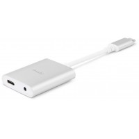 Адаптер Moshi USB-C to USB-C/3.5mm Jack 99MO084242 (White)