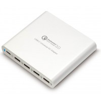 Сетевое зарядное устройство HyperDrive HyperJuice 80W USB-C/USB 3.0 HJ-Q5U-WHITE-EU (White)
