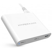 Сетевое зарядное устройство HyperDrive HyperJuice 87W USB-C/USB 3.0 HJ-PD87 (White)