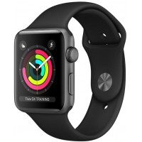 Умные часы Apple Watch Series 3 42 mm (Space Gray Aluminum/Black Sport Band)