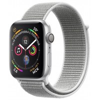 Умные часы Apple Watch Series 4 44 mm with Sport Loop (Silver/White Shell)