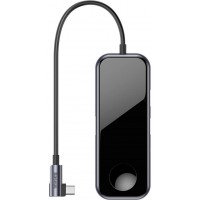 USB-концентратор Baseus Mirror Series Multifunctional Wireless Charger USB-C CAHUB-AZ0G (Black)