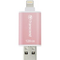 Внешний накопитель Transcend JetDrive Go 300 128Gb USB 3.1/Lightning (TS128GJDG300R) для устройств Apple (Rose Gold)