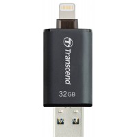 Внешний накопитель Transcend JetDrive Go 300 32Gb USB 3.1/Lightning (TS32GJDG300K) для устройств Apple (Black)