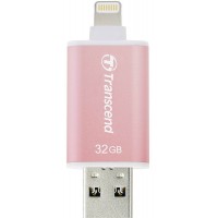 Внешний накопитель Transcend JetDrive Go 300 32Gb USB 3.1/Lightning (TS32GJDG300R) для устройств Apple (Rose Gold)