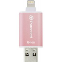Внешний накопитель Transcend JetDrive Go 300 64Gb USB 3.1/Lightning (TS64GJDG300R) для устройств Apple (Rose Gold)