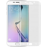 Защитное стекло Ainy Full Screen Cover 3D для Samsung Galaxy S7 Edge (White)