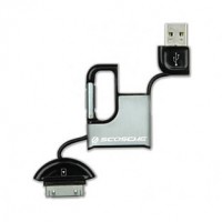 Брелок Scosche ClipSYNK с кабелем для зарядки и синхронизации iPod и iPhone