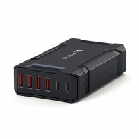 Cетевое зарядное устройство Satechi 60W 6-Port Multi-Port USB Desktop Charging Station черное