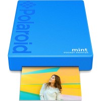Карманный принтер Polaroid Mint синий