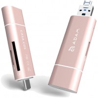 Картридер мультипортовый ADAM elements CASA C05 USB-C розовое золото