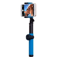 Комплект Momax Selfie Hero 2 в 1 (монопод + трипод) 100 см (KMS7) синий