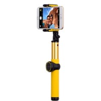 Комплект Momax Selfie Hero 2 в 1 (монопод + трипод) 100 см (KMS7) жёлтый