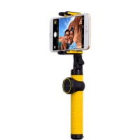 Комплект Momax Selfie Hero 2 в 1 (монопод + трипод) 70 см (KMS6) жёлтый