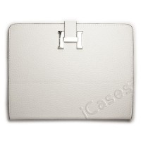 Кожаный чехол iCases Leather Case для iPad 2/iPad 3 Белый