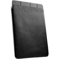 Кожаный чехол Sena Ultraslim (Smartcover) для iPad 2/3/4 чёрный