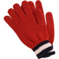 Перчатки iGloves (v23) для iPhone/iPod/iPad/etc красные с синими полосками (Размер M)