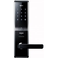 Биометрический дверной замок с ручкой Samsung SHS-H705 FBK/EN 5230 (Black)